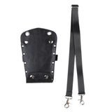 Maxbell PU Hairdressing Hair Cutting Scissors Shears Haircut Tools Holster Bag Gray