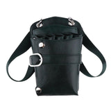 Maxbell PU Hairdressing Hair Cutting Scissors Shears Haircut Tools Holster Bag Dark Green
