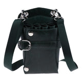 Maxbell PU Hairdressing Hair Cutting Scissors Shears Haircut Tools Holster Bag Dark Green