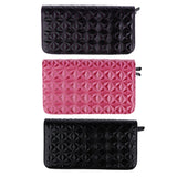 Maxbell PU Leather Hair Scissors Shears Case Hairdressing Tool Pouch Bag Dark purple