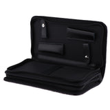 Maxbell PU Leather Hair Scissors Shears Case Hairdressing Tool Pouch Bag Dark purple