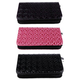 Maxbell PU Leather Hair Scissors Shears Case Hairdressing Tool Pouch Bag Dark purple