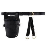 Maxbell Hairdressing Barber Scissors Shears Combs Clips Holder Pouch Waist Bag Black