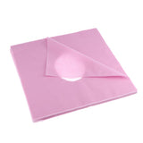 Maxbell 100pcs Non-woven Massage Disposable Headrest Paper/Face Pillow Cushion Cover Pink