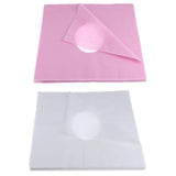 Maxbell 100pcs Non-woven Massage Disposable Headrest Paper/Face Pillow Cushion Cover Pink