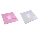 Maxbell 100pcs Non-woven Massage Disposable Headrest Paper/Face Pillow Cushion Cover Pink