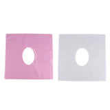 Maxbell 100pcs Non-woven Massage Disposable Headrest Paper/Face Pillow Cushion Cover Pink