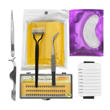 Maxbell 8 in 1 Professional Beginner Grafting Eye Lash Eyelash Extensions Set Yellow