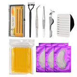 Maxbell 8 in 1 Professional Beginner Grafting Eye Lash Eyelash Extensions Set Yellow