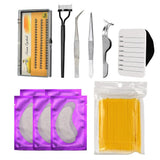 Maxbell 8 in 1 Professional Beginner Grafting Eye Lash Eyelash Extensions Set Yellow