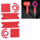 Maxbell Full Cover Adhesive Wrap Film Sticker for Dyson Supersonic Hair Dryer Red Star
