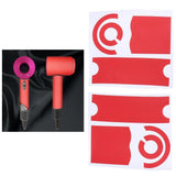 Maxbell Full Cover Adhesive Wrap Film Sticker for Dyson Supersonic Hair Dryer Red Star