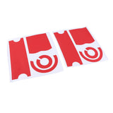 Maxbell Full Cover Adhesive Wrap Film Sticker for Dyson Supersonic Hair Dryer Red Star