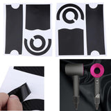 Maxbell Full Cover Adhesive Wrap Film Sticker for Dyson Supersonic Hair Dryer Black