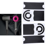 Maxbell Full Cover Adhesive Wrap Film Sticker for Dyson Supersonic Hair Dryer Black