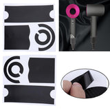 Maxbell Full Cover Adhesive Wrap Film Sticker for Dyson Supersonic Hair Dryer Black