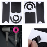Maxbell Full Cover Adhesive Wrap Film Sticker for Dyson Supersonic Hair Dryer Black