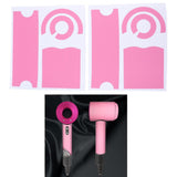 Max Full Cover Adhesive Wrap Film Sticker for Dyson Supersonic Hair Dryer Pink Star