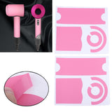 Max Full Cover Adhesive Wrap Film Sticker for Dyson Supersonic Hair Dryer Pink Star