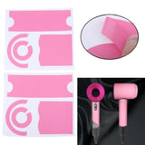 Max Full Cover Adhesive Wrap Film Sticker for Dyson Supersonic Hair Dryer Pink Star