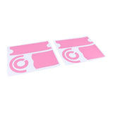 Max Full Cover Adhesive Wrap Film Sticker for Dyson Supersonic Hair Dryer Pink Star