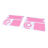 Max Full Cover Adhesive Wrap Film Sticker for Dyson Supersonic Hair Dryer Pink Star