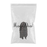 Maxbell 16 inch Natural Long Synthetic Wig Wave Front Lace Wig Heat Safe Wigs Curly