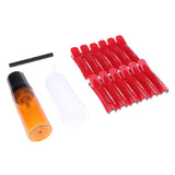 Maxbell 24pcs Hair Roots Curling Clamps Clips Curls Hair Roller Perm Rod Accessory