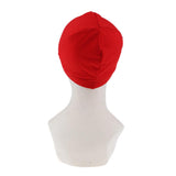 Max 2pcs Spandex Hip-hop Dome Cap for Making Wigs Snood Stretchy Wig Cap Red
