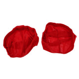 Max 2pcs Spandex Hip-hop Dome Cap for Making Wigs Snood Stretchy Wig Cap Red
