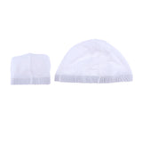 Max 2pcs Spandex Hip-hop Dome Cap for Making Wigs Snood Stretchy Wig Cap White