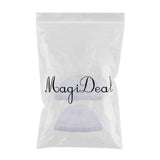 Max 2pcs Spandex Hip-hop Dome Cap for Making Wigs Snood Stretchy Wig Cap White