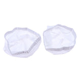 Max 2pcs Spandex Hip-hop Dome Cap for Making Wigs Snood Stretchy Wig Cap White