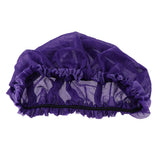 Max Portable Vintage Retro Royal Court/Nobility Style Lace Sleep Caps Purple