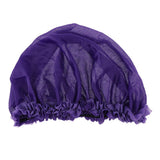 Max Portable Vintage Retro Royal Court/Nobility Style Lace Sleep Caps Purple