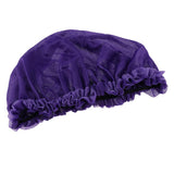 Max Portable Vintage Retro Royal Court/Nobility Style Lace Sleep Caps Purple