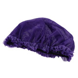 Max Portable Vintage Retro Royal Court/Nobility Style Lace Sleep Caps Purple