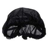 Max Portable Vintage Retro Royal Court/Nobility Style Lace Sleep Caps Black