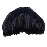 Max Portable Vintage Retro Royal Court/Nobility Style Lace Sleep Caps Navy Blue