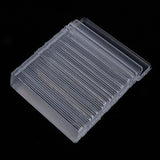 100pcs False Nail Art Board Tips Stick Acrylic Display Stand Rack - Clear