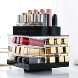 Maxbell Rotating Lipstick Tower Acrylic Display Rack Lipgloss Organizer Holder A