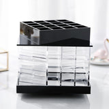 Maxbell Rotating Lipstick Tower Acrylic Display Rack Lipgloss Organizer Holder A