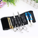 Barber Stylist Scissors/Shears Wristlet Bag Combs Clips Tools Holder Pouch