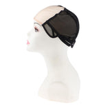 Maxbell Black Stretchy Lace Front Close End Wig Caps Wig Making Tools