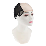 Maxbell Black Stretchy Lace Front Close End Wig Caps Wig Making Tools