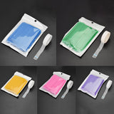 Maxbell 100Pcs Disposable Eyelash Extension Microbrush Swabs & Under Eye Pads Purple