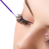 Maxbell 100Pcs Disposable Eyelash Extension Microbrush Swabs & Under Eye Pads Purple