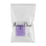 Maxbell 100Pcs Disposable Eyelash Extension Microbrush Swabs & Under Eye Pads Purple