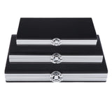Maxbell Aluminum Salon Scissors Storage Case Pet Hairdressing Tools organizer box 22.2x8.2 cm