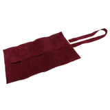 Maxbell PU Hairstylist Scissors/Shears Folding Bag Combs Clips Holder Pouch Wine